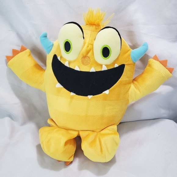 Buddy Orange Monster Don't Play With Your Food Plush Toy 10 Inch Bob Shea 2019 - Picture 7 of 7